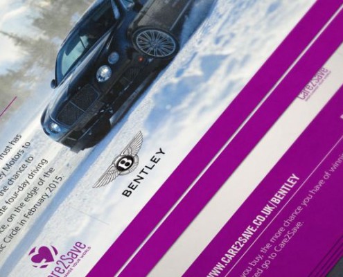 Competition Flyer Bentley Motors Red Fred Creative
