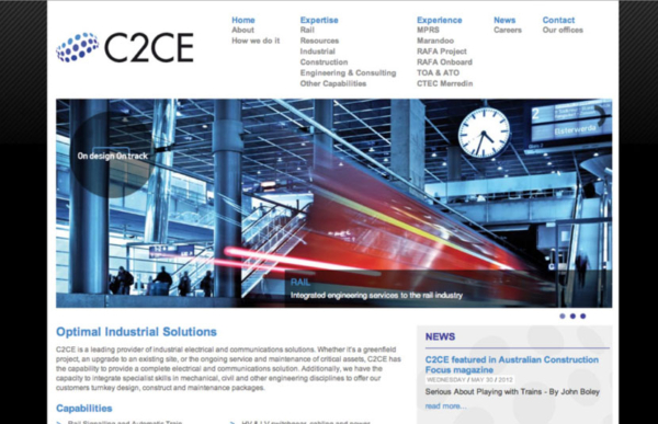 C2CE Melbourne Website Design