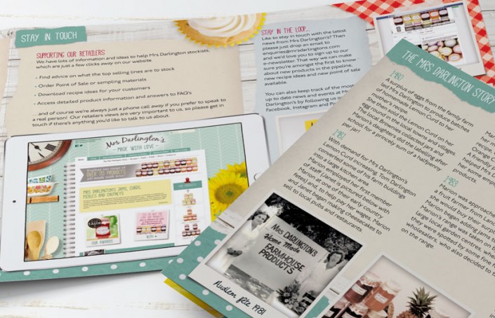 Mrs Darlington’s – Cheshire Brochure Design – Red Fred Creative