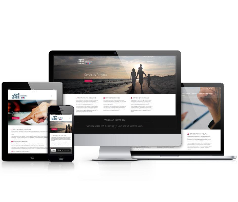 responsive website design red fred creative