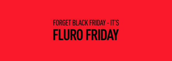 Fluro Friday Homepage Graphic Red Fred Creative