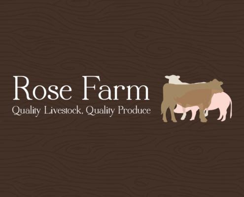 Brand Design Rose Farm Shop Red Fred Creative