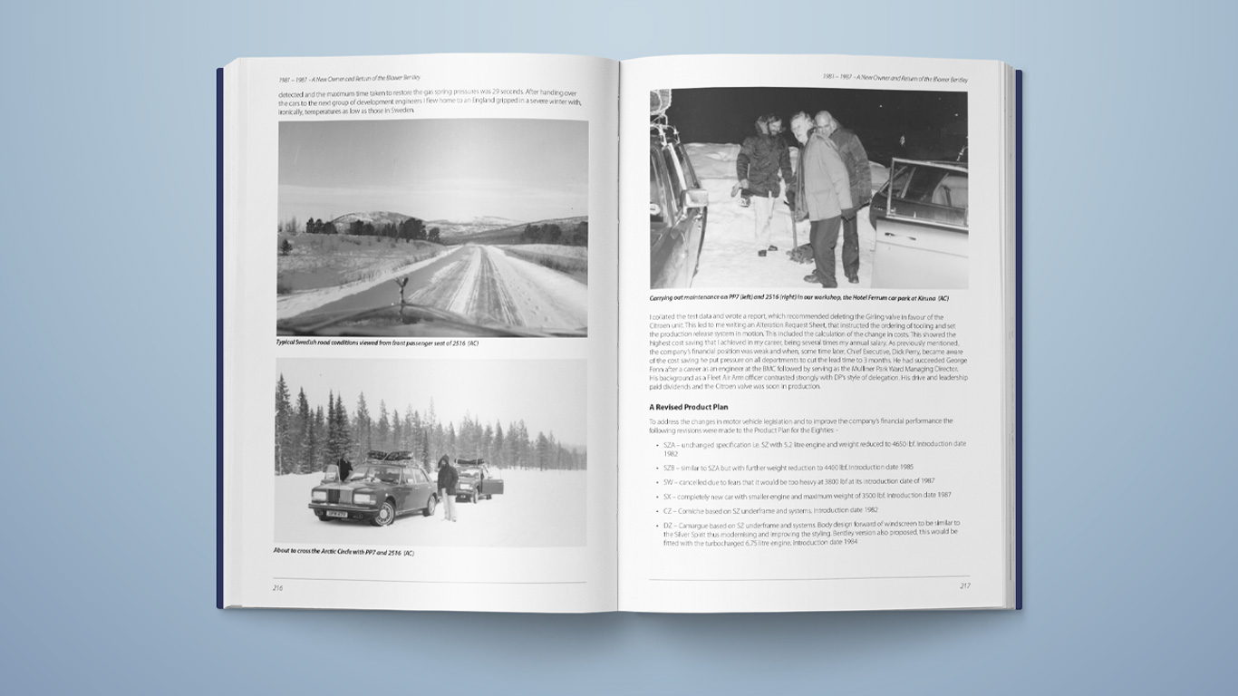 Book Design Rolls-Royce & Bentley Motor Car Engineer – Peter Hill