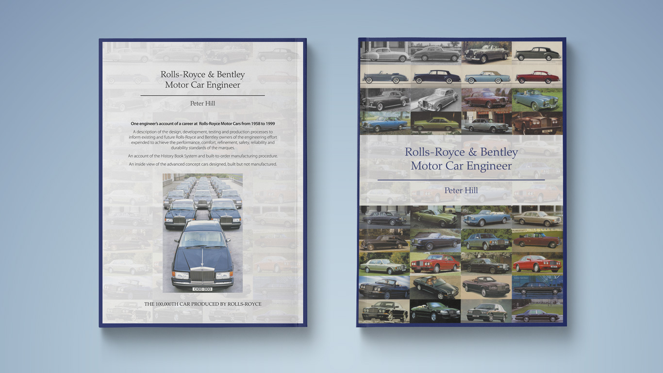 Book Design Rolls-Royce & Bentley Motor Car Engineer – Peter Hill