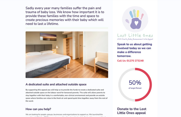 Mid Cheshire Hospitals Charity Website