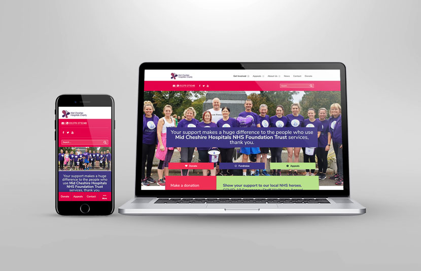 Mid Cheshire Hospitals Charity Website