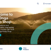 Onga Pump Shop Website Design