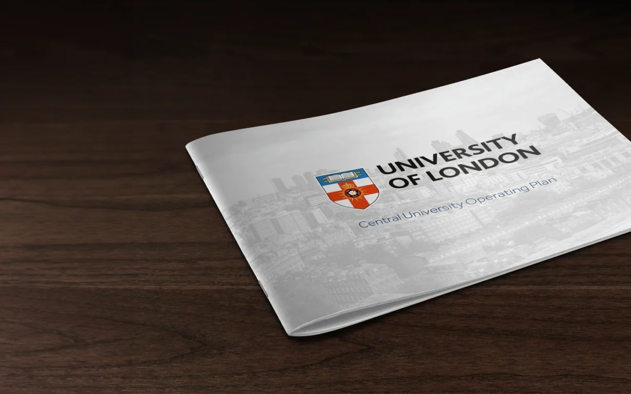 University of London University Brochure Design