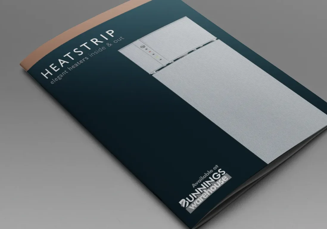 Brochure Created for Heatstrip and Bunnings By Red Fred Creative